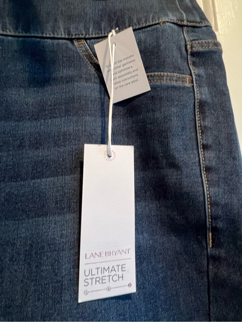 NWT⭐️Lane Bryant Dark Indigo, High Rise, Ultra Stretch Jeggings / Skinny Jeans - Picture 7 of 12